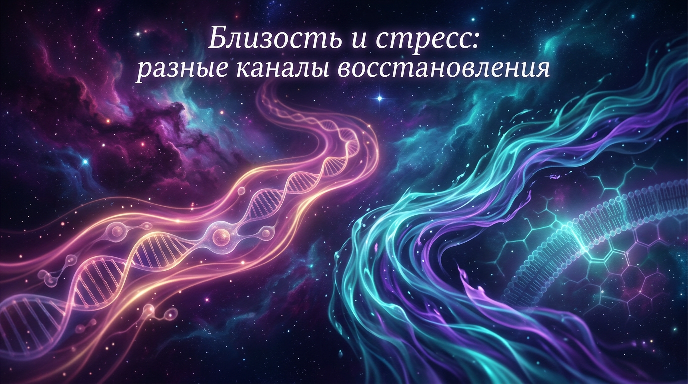 Близость и стресс: у людей разные «каналы» восстановления