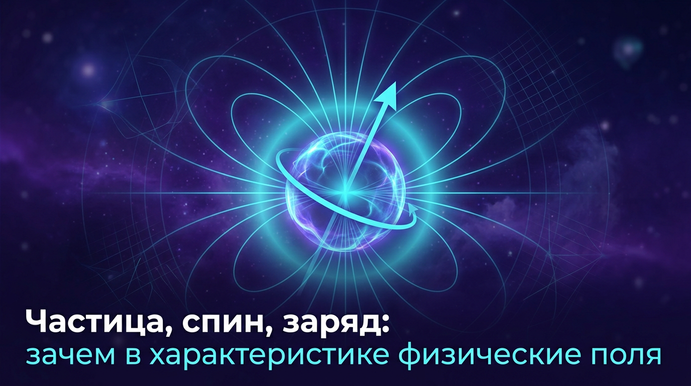 Частица, спин, заряд: зачем в характеристике «физические» поля